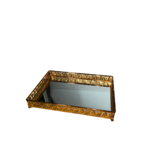 Gold Tray Length 40cm - Width 30cm