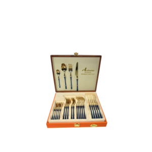 Gold 24 Pieces Luxury Cuttlery Set Teaspoon - Length 15cm