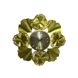 Gold Wall Clock Diameter 68cm