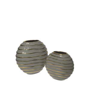 Grey Color Vase 6.5 inches