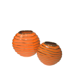 Orange (Ceramic) Vase 6.5 inches