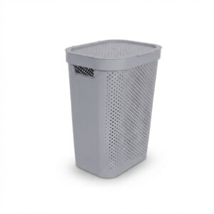 Grey (Different Design) Laundry Basket 22.5 inches top17 inches width top part