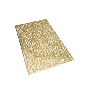Rectangle different design green color Table Mat