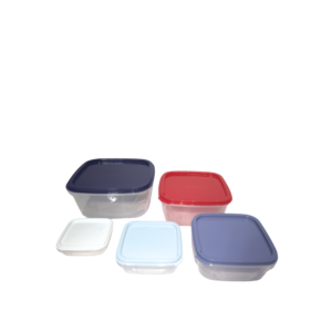 5 PCS PLASTIC CONTAINERS