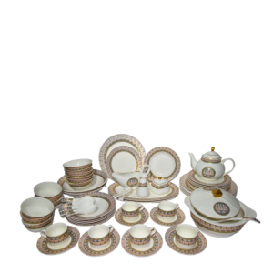 White with Design 71 Pcs Dinner set 07