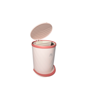 Leather (Pink Color) Dustbin