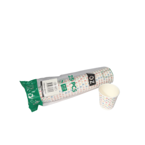 25 PCS SET Double wall disposable cups