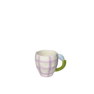 PURPLE FLOWER MUG