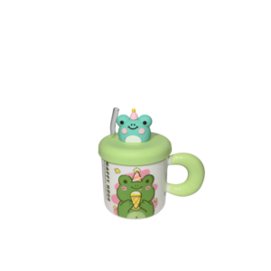 CERAMIC MUG  WITH STRAW CY 546