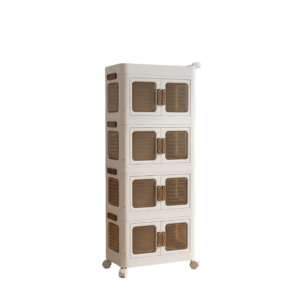 PLASTIC TROLLEY STORAGE 4 LAYERS(1X1)