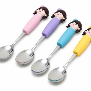 SS spoons silicone handles Stainless steel spoons silicone handles Priced for single piece