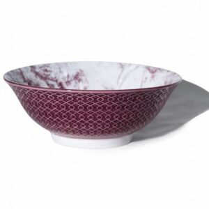 Maroon Color and Marble Marble bowls Diameter 8 inches