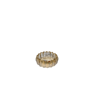 Glass blend with Golden color Ashtray