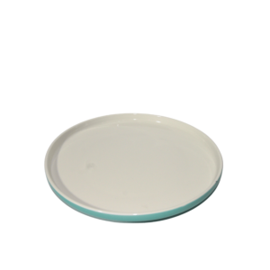 PLATE 10"BLUE BLACK -WHITE COLOUR A08601