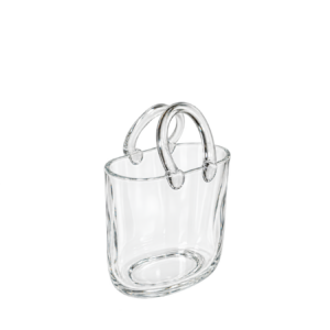 TRANSPARENT HANDBAG VASE