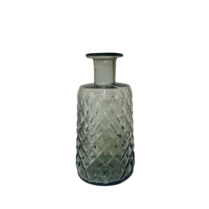 PINEAPPLE GREY VASE CROSSED LARGE